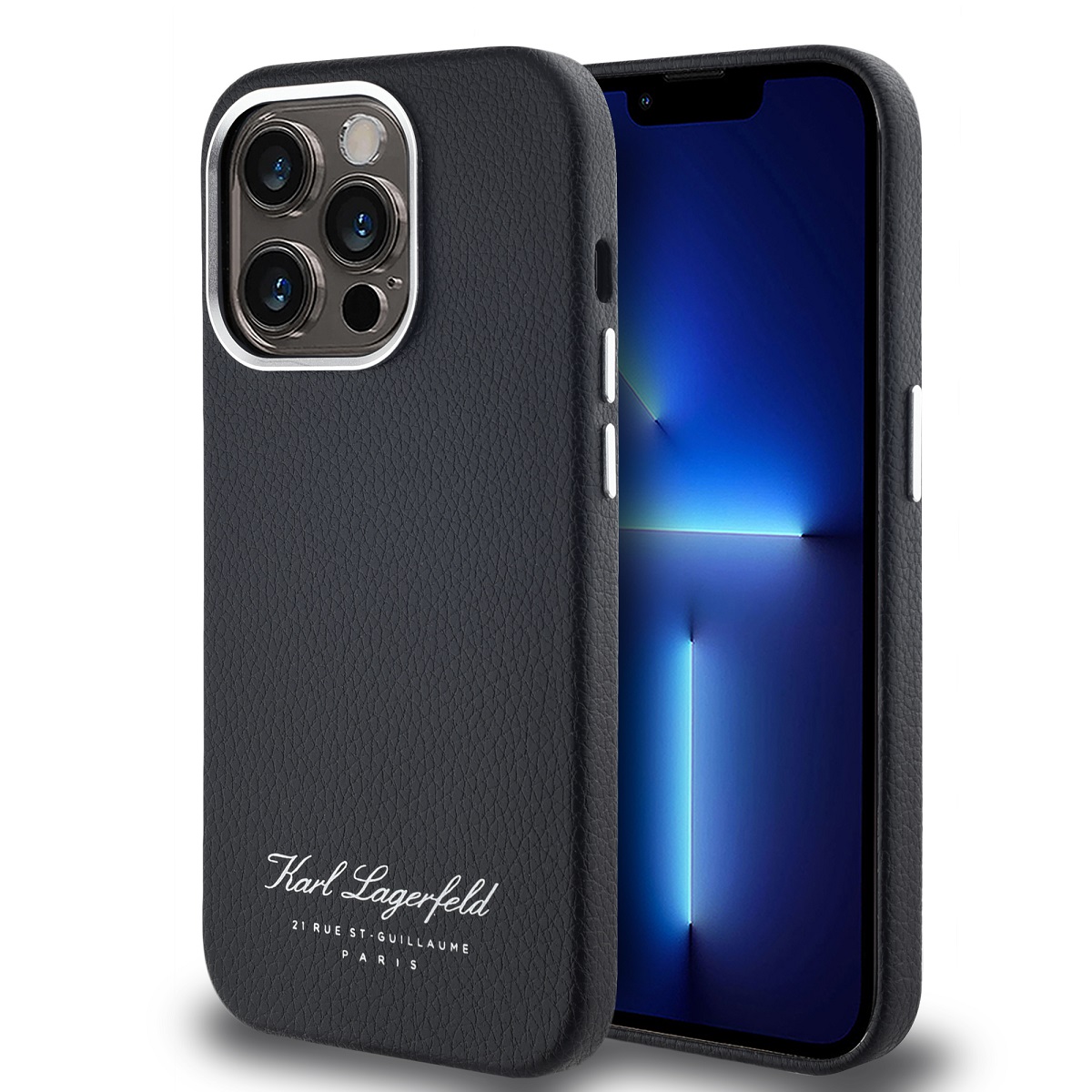 Калъф Karl Lagerfeld KLHCP14LPGWCMKHK Apple iPhone 14 Pro Grained PU Hotel RSG Black