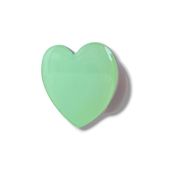 Popsocket / Холдер Flat heart /зелен/
