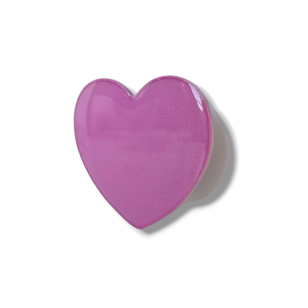 Popsocket / Холдер Flat heart /розов/