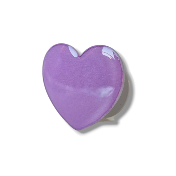 Popsocket / Холдер Flat heart /лилав/
