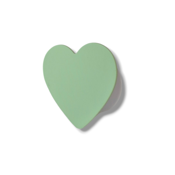 Popsocket / Холдер Matt heart /светлозелен/