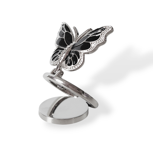 Popsocket ring / Holder Butterfly /black/