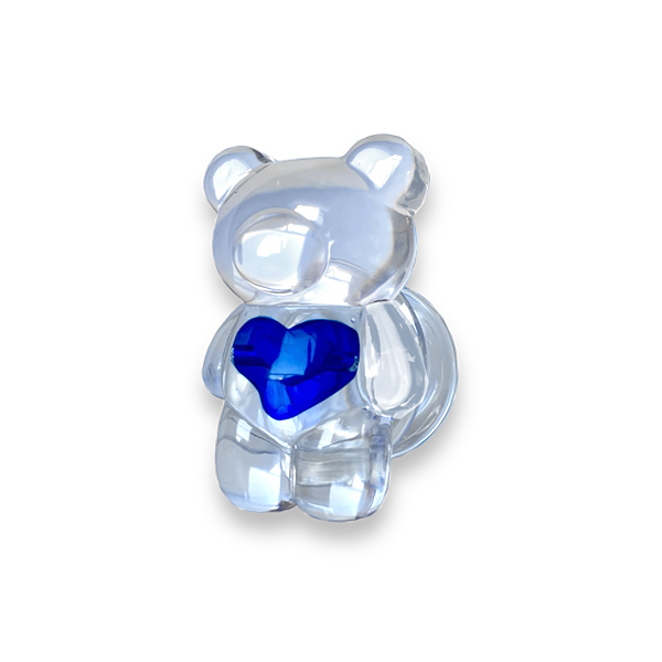 Popsocket / Холдер Transparent bear /син/