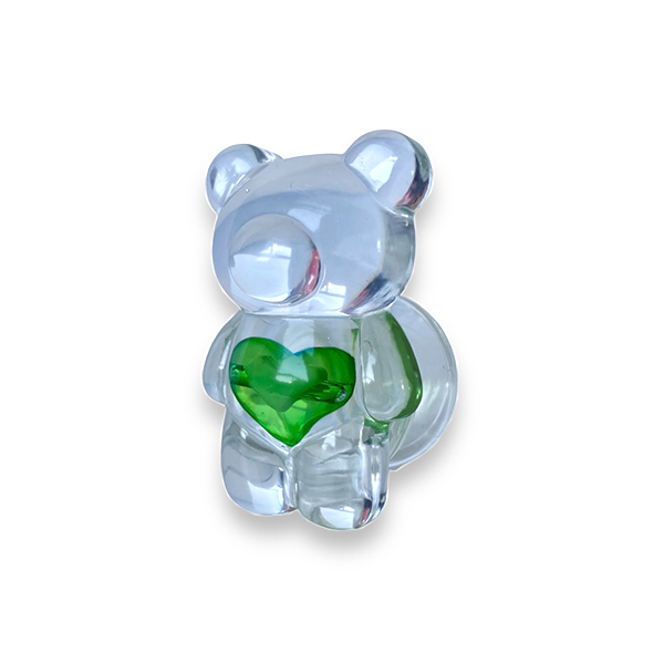 Popsocket / Холдер Transparent bear /зелен/