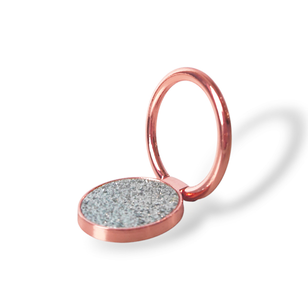 Popsocket пръстен / Холдер Metal Ring Shine /розово злато/