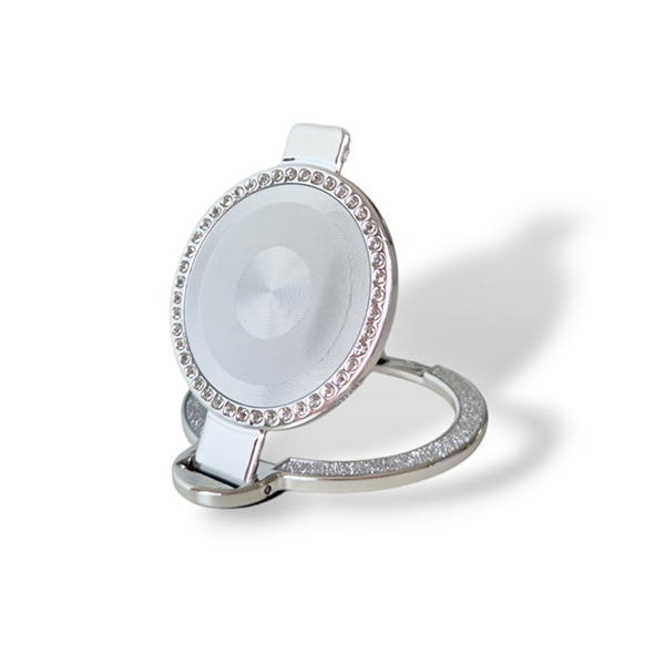 Popsocket пръстен / Холдер Ring Mirror Diamonds /сребрист/