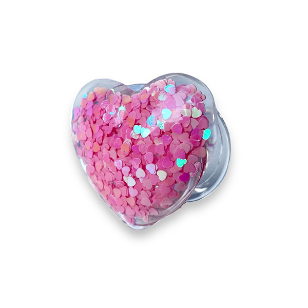 Popsocket / Holder Soft hearts /light pink/