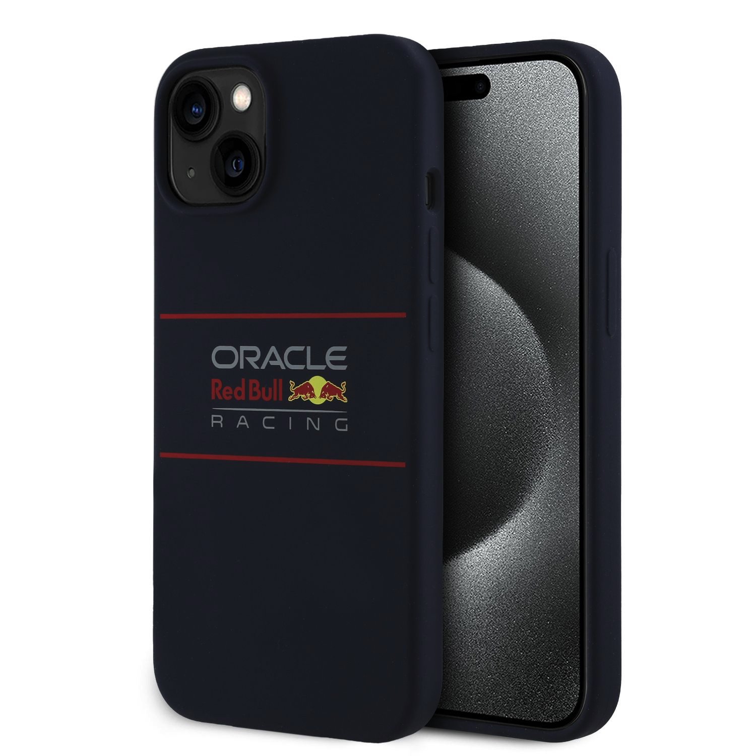 Red Bull Калъф Apple iPhone 13, Silicone Horizontal Logo MagSafe, син - RBHMP13M24SIHSRV