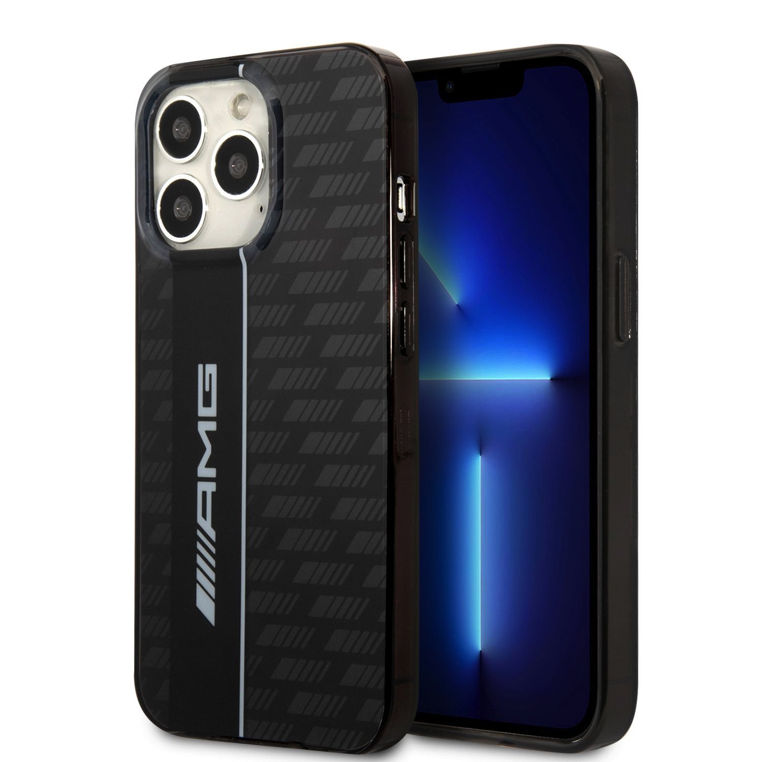 AMG Калъф Apple iPhone 13 Pro, Carbon Pattern, черен - AMHCP13L2DVCK
