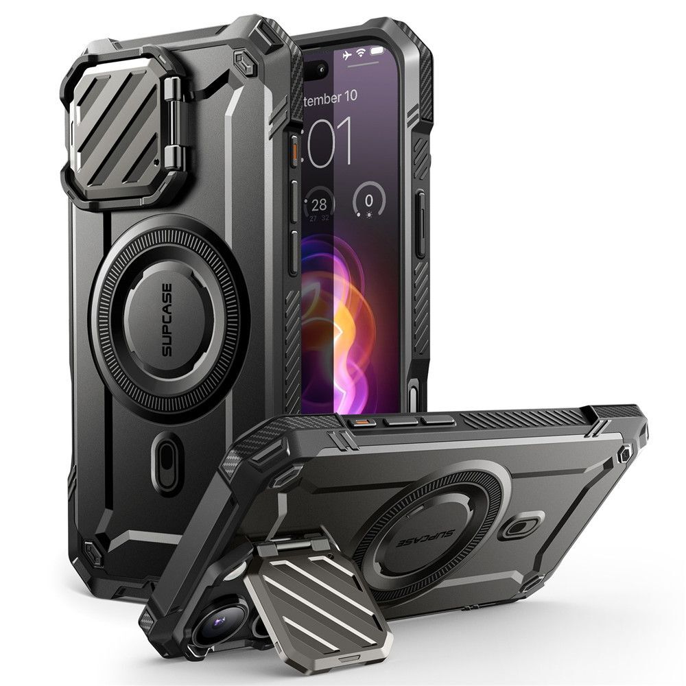 Калъф SUPCASE UB XT MagSafe Apple iPhone 16 /черен/