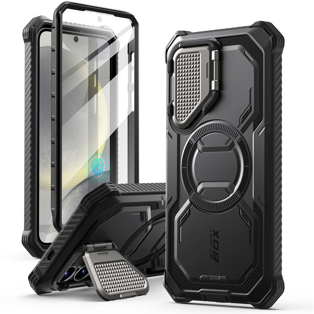 Калъф SUPCASE IBLSN Armorbox MagSafe Samsung S25 /черен/