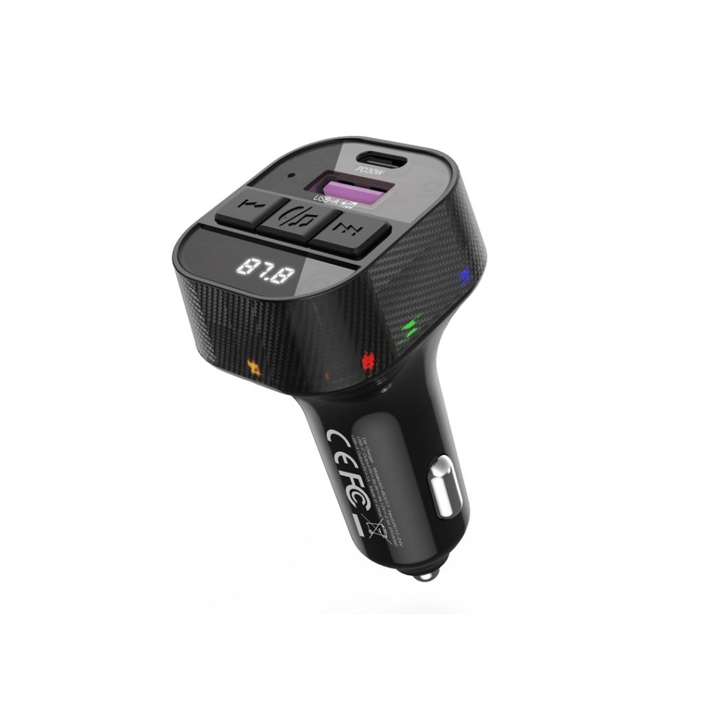 XO MP3 Wireless 30W, USB-A + USB-C, черен - BCC17