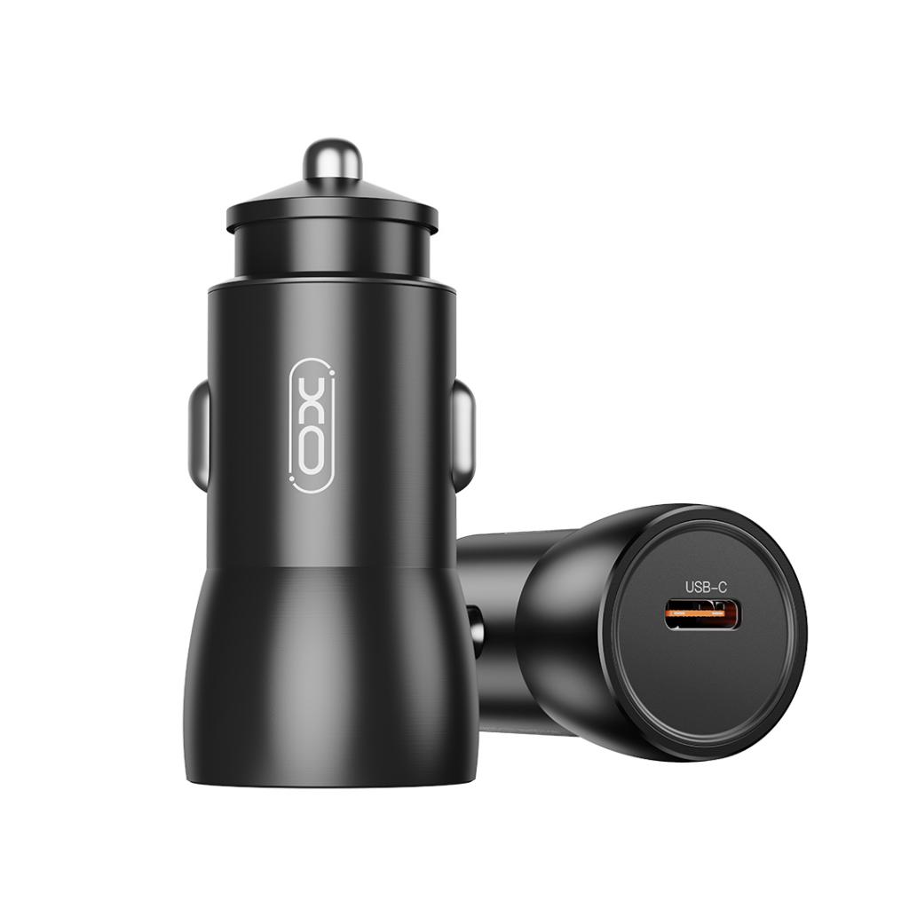 XO 12V 25W, USB-C, черен - CC57