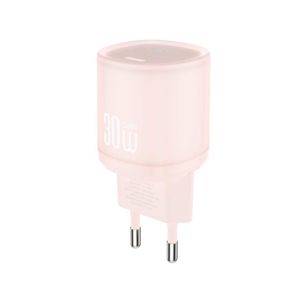 XO 220V 30W, USB-C, розов - L150