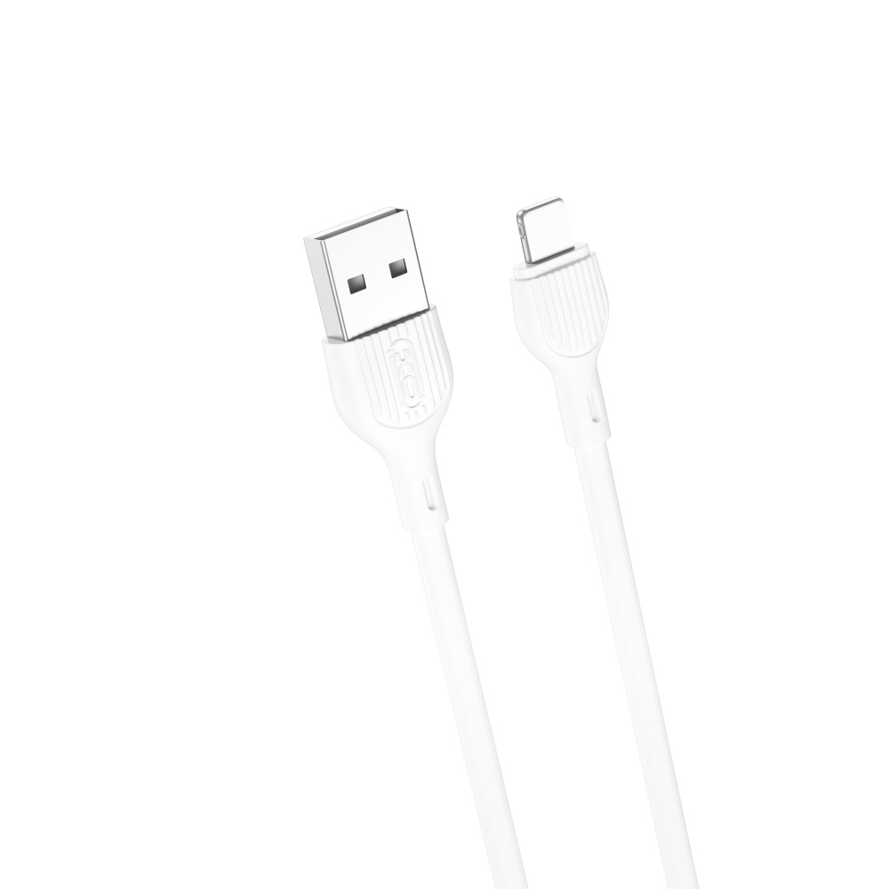 XO Кабел USB-A - Lightning, 1м, 2A, NB200 /бял/