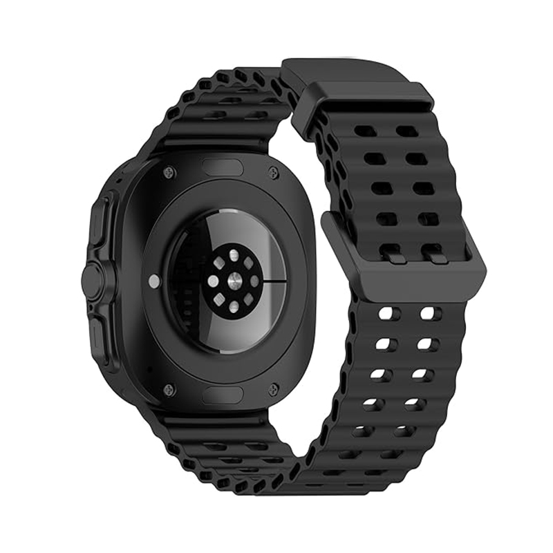Marine Silicone Band for Samsung Watch Ultra, 47mm /black/