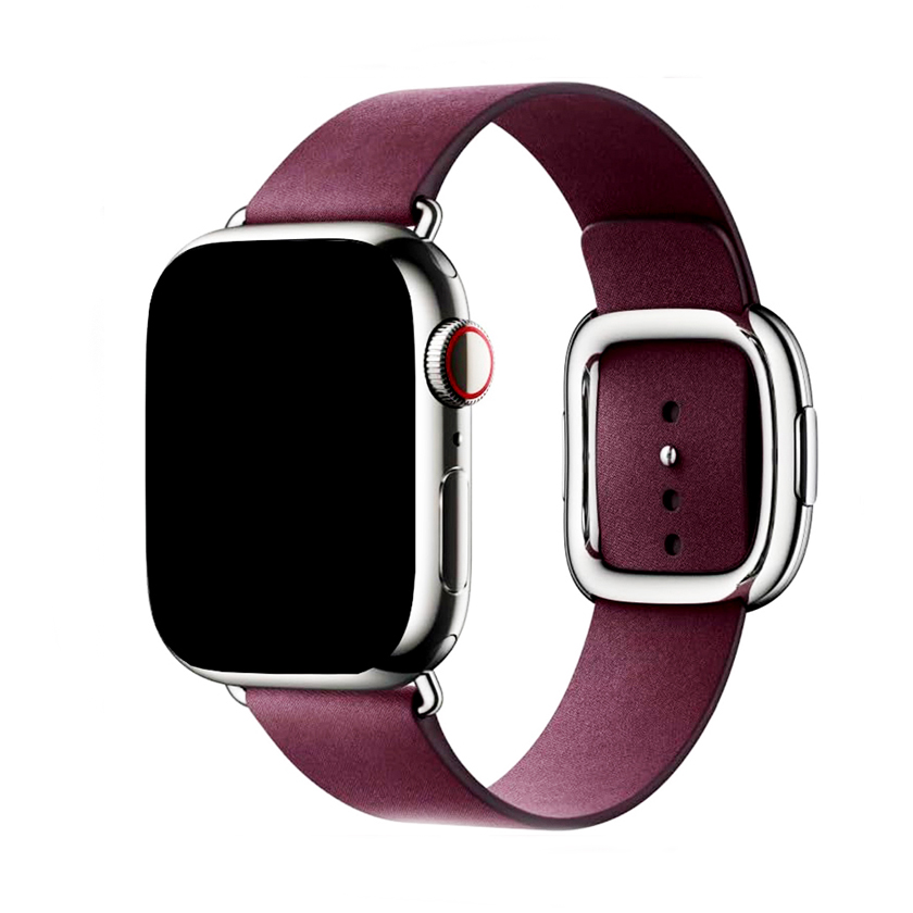 Текстилна каишка Modern Magnetic Buckle за Apple Watch, 42/44/45/49мм /бургунди/