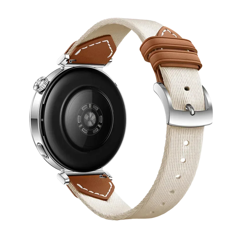 Textile Nylon Braided Strap for Smart Watch, 18mm (official GT5) /brown/