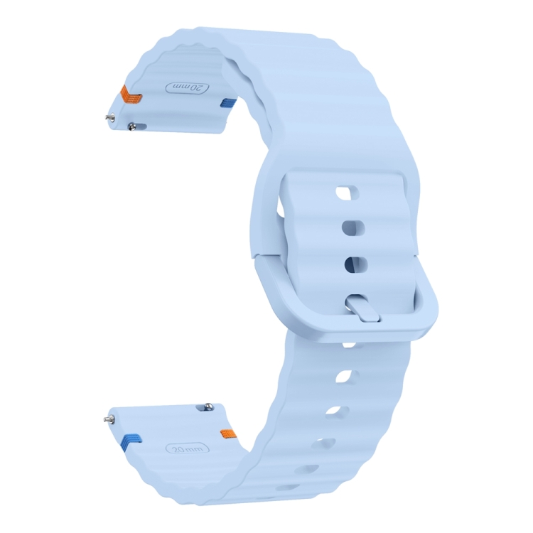Official Silicone Band for Samsung Watch 4/5/6/7, 20mm /light blue/
