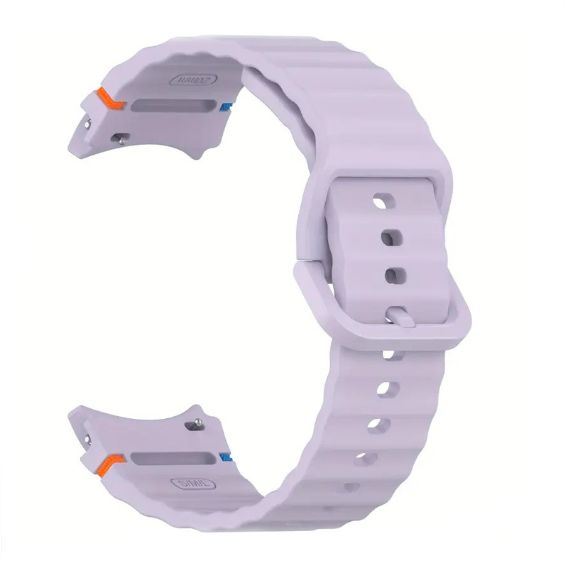 Official Silicone Band for Samsung Watch 4/5/6/7, 20mm /official purple/