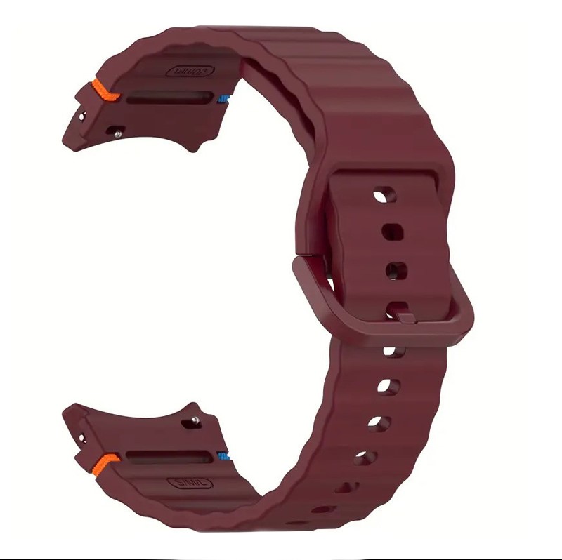 Каишка за Samsung Watch 4/5/6/7, 20мм, Official Silicone Band, силиконова /винена/