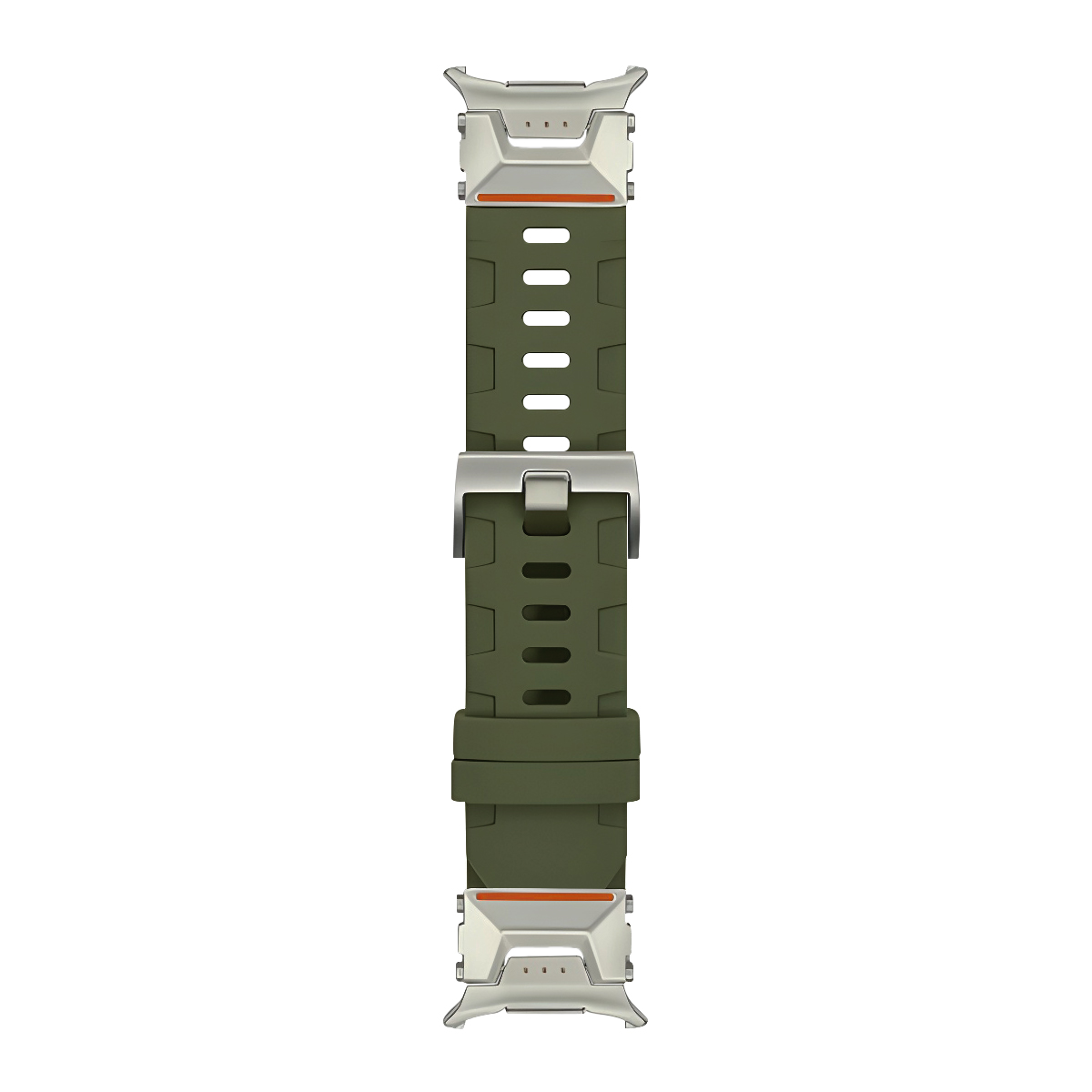 Каишка за Samsung Watch Ultra 47мм, Silicone Perзаmance Trail, силиконова /зелена/