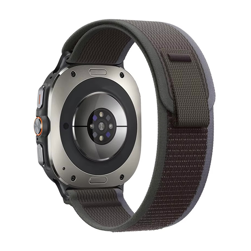 Каишка за Samsung Watch Ultra 47мм, Trail Loop, текстилна /графит+черно/