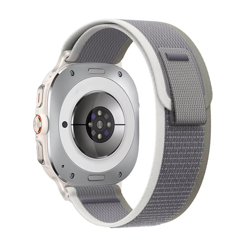 Каишка за Samsung Watch Ultra 47мм, Trail Loop, текстилна /сиво+светлосиво/