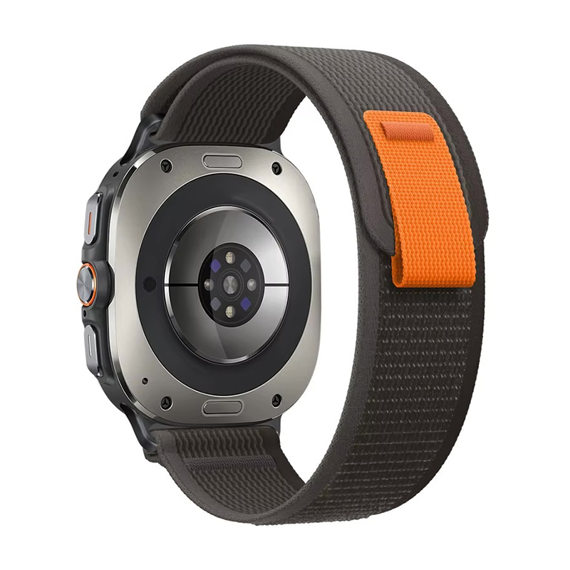Каишка за Samsung Watch Ultra 47мм, Trail Loop, текстилна /светлосиво+сиво+черно/