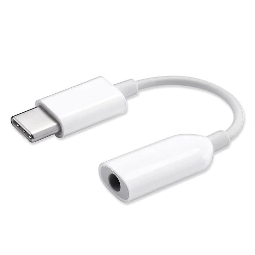 XIAOMI Преходник/адаптер Type-C - AUX/f/ 3.5mm /бял/