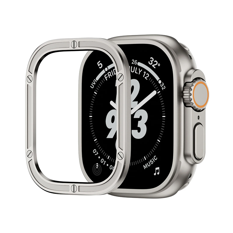 Protective ring Aluminium Frame Protection Apple Watch Ultra 1/2, 49mm /titanium/