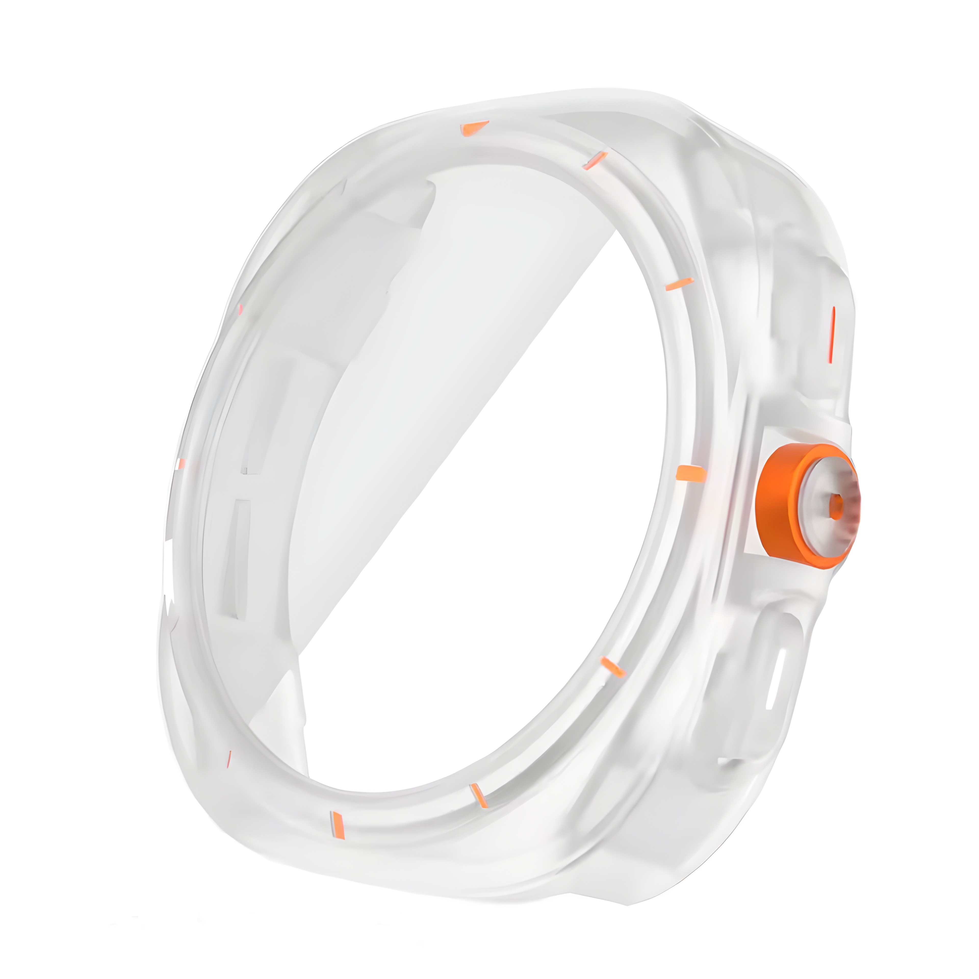 PC Plating Shell протектор + Tempered glass за Samsung Watch 7 40mm /прозрачен/