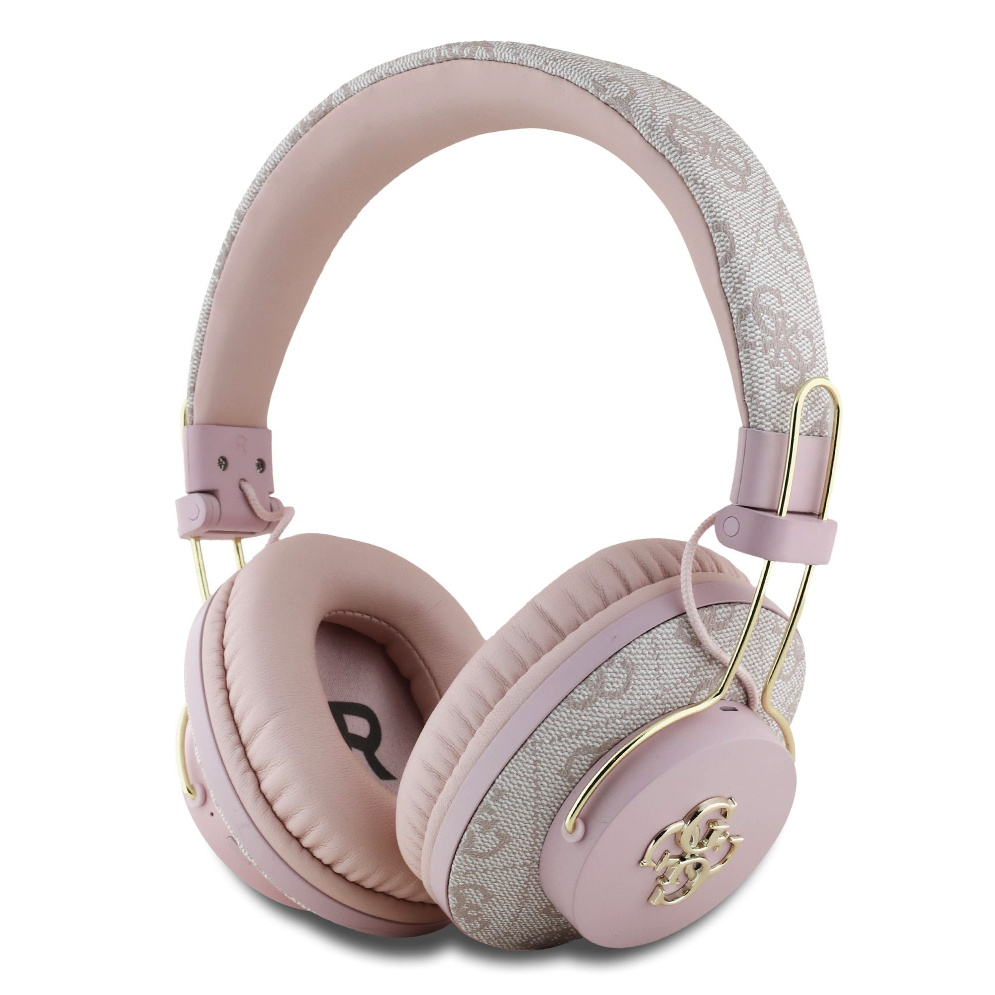 GUESS Bluetooth HF, PU 4G Metal Logo ENC Headphone, розов - GUBHS72P4FC4MP