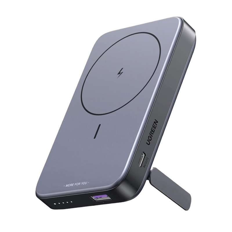 UGREEN Power Bank 10000 mAh 20W, Wireless, графит -  PB206/15086 