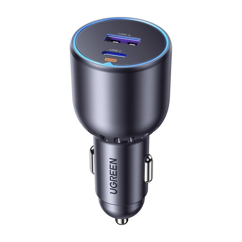 UGREEN 12V 63W, USB-A + USB-C, графит - EC701/35023