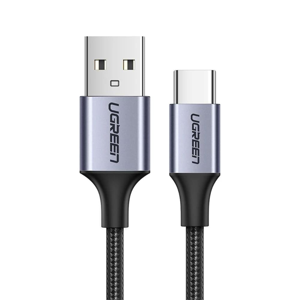 UGREEN Кабел USB-A - Type-C, 2м, 60W, черен - US288 / 60128