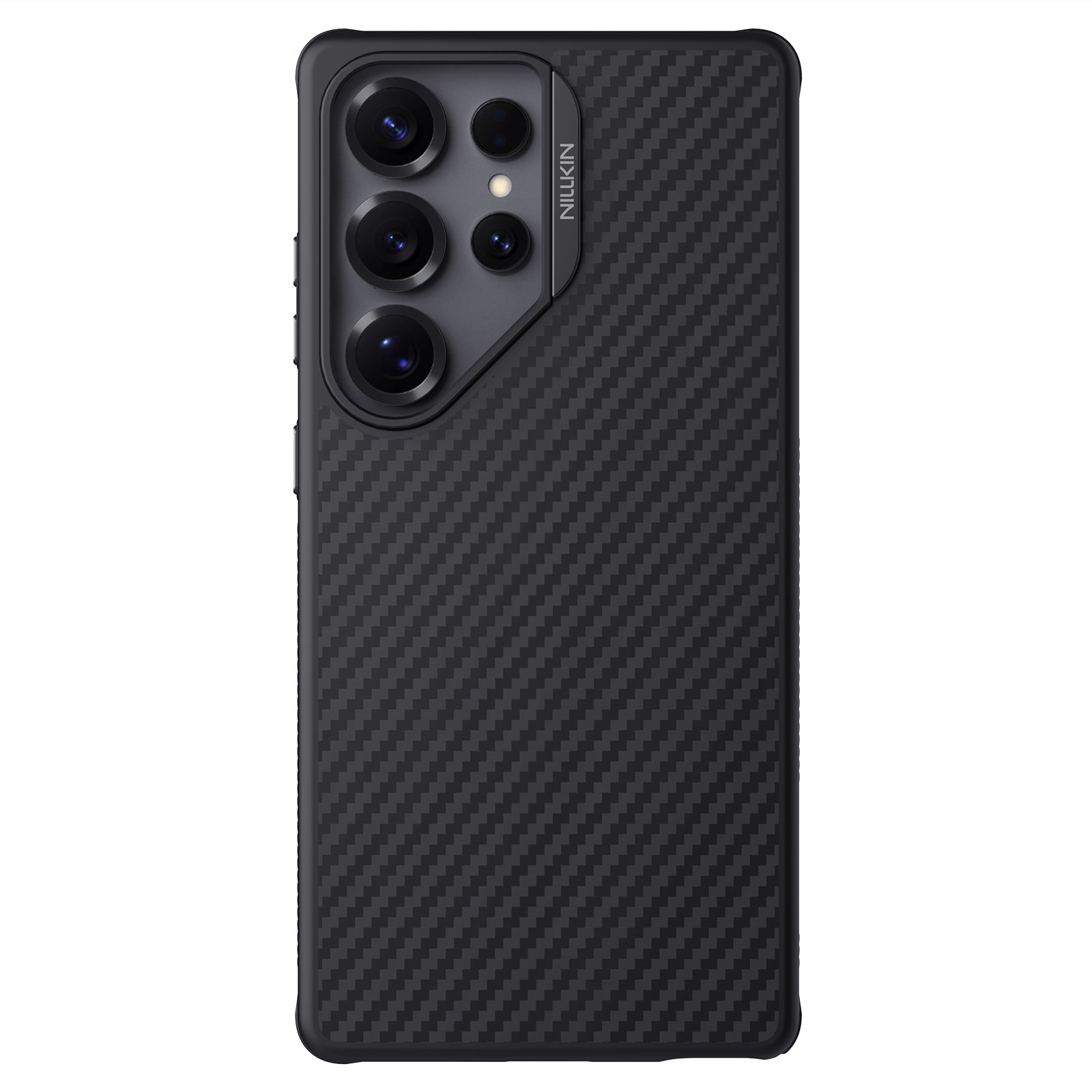 NILLKIN Калъф Samsung S25 Ultra, Synthetic Fiber PRO Magnetic Hard, черен