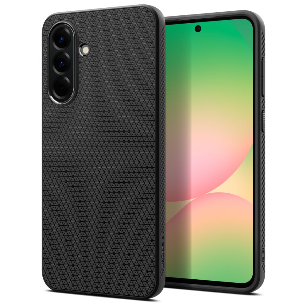 SPIGEN Калъф Samsung A56 5G, Liquid Air, черен мат - ACS09291