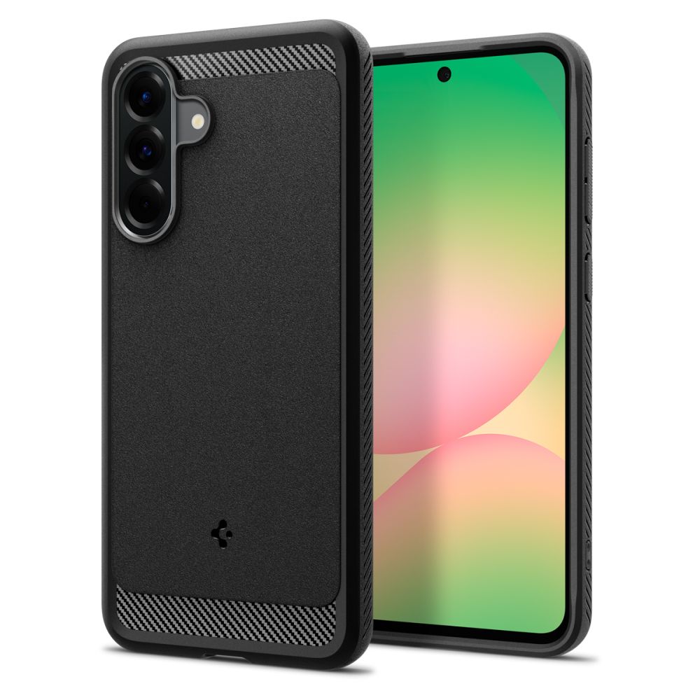 SPIGEN Калъф Samsung A56 5G, Rugged Armor, черен мат - ACS09225