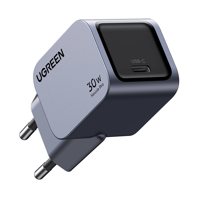 UGREEN 220V 30W, USB-C, Nexode Pro GaN, графит - X703 / 35006