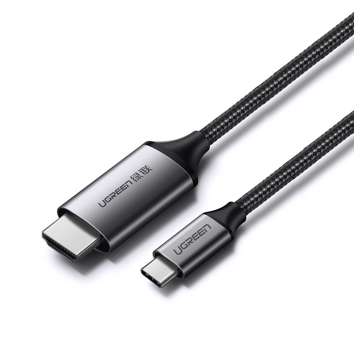 UGREEN Кабел Type-C - HDMI, 1.5м, 4K, черен - MM142/50570