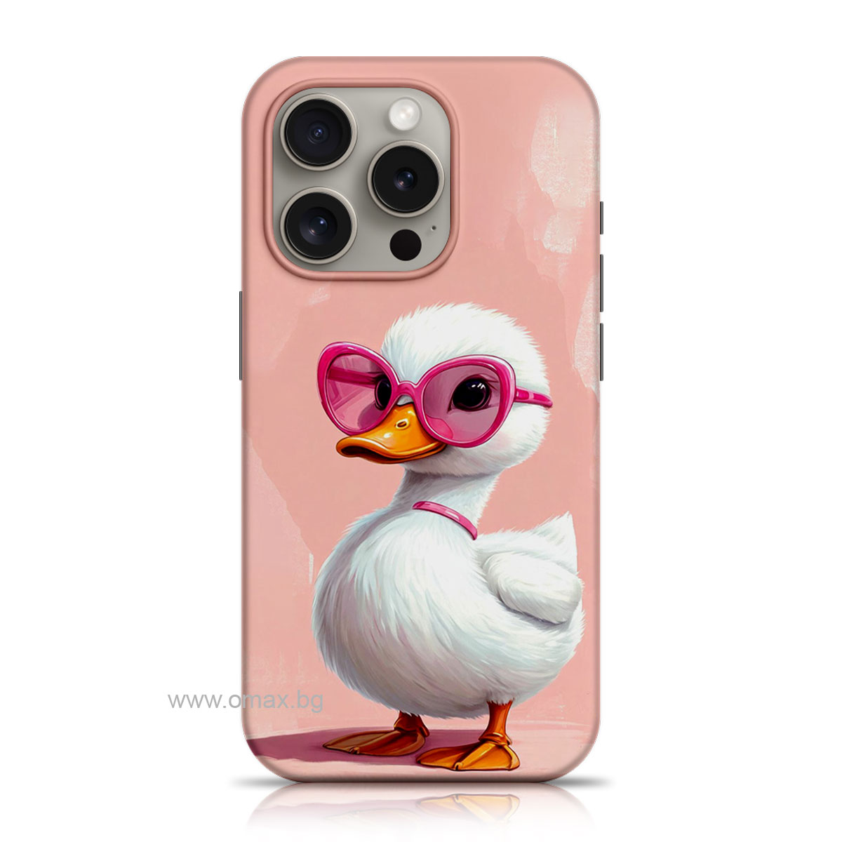 Калъф ADMIRABLE Collection Apple iPhone 16 Pro Max /pink glasses/