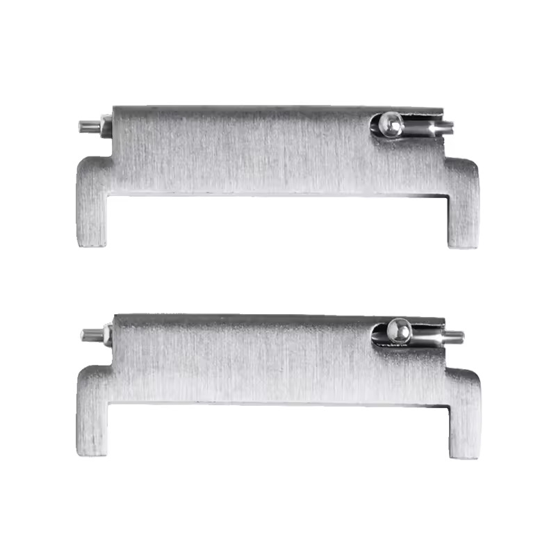 Strap adapter 18 mm to 20 mm, silver