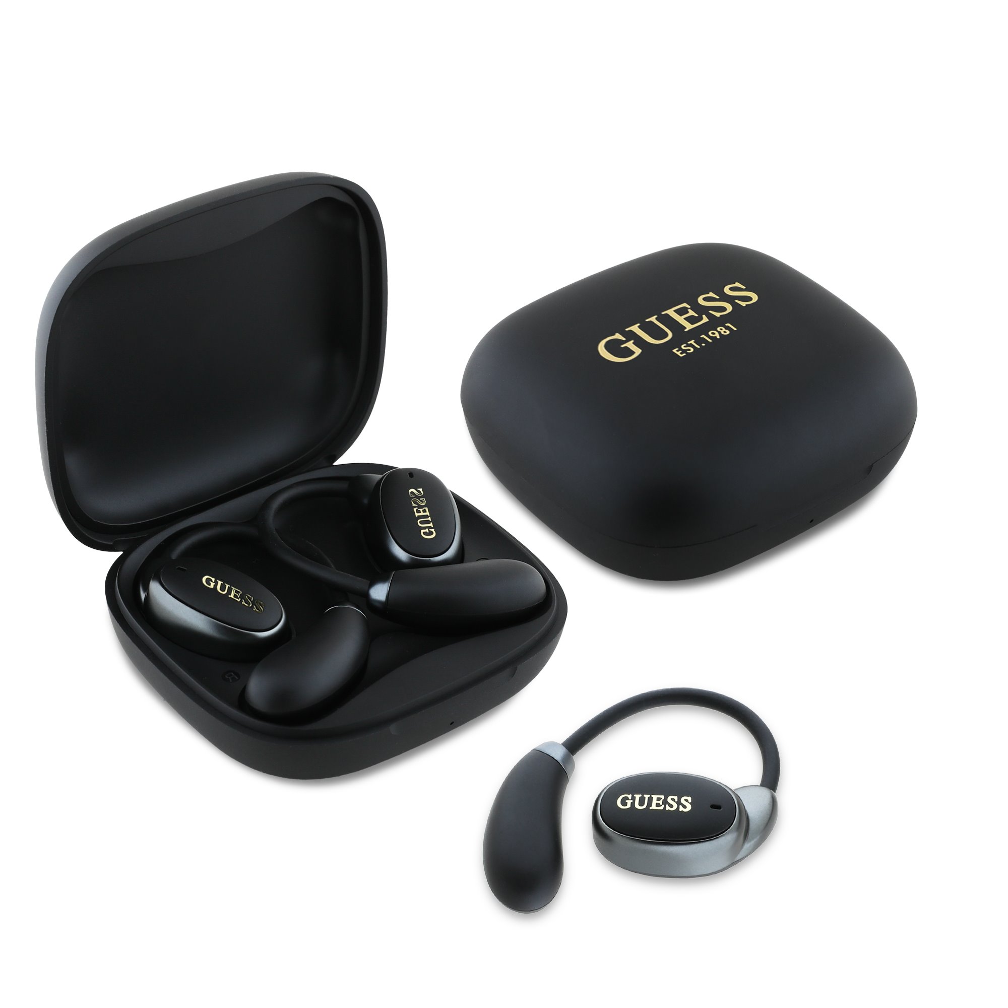 GUESS HF TWS, Satin Classic Logo OWS /черни/ - GUTWSV18HOGEK