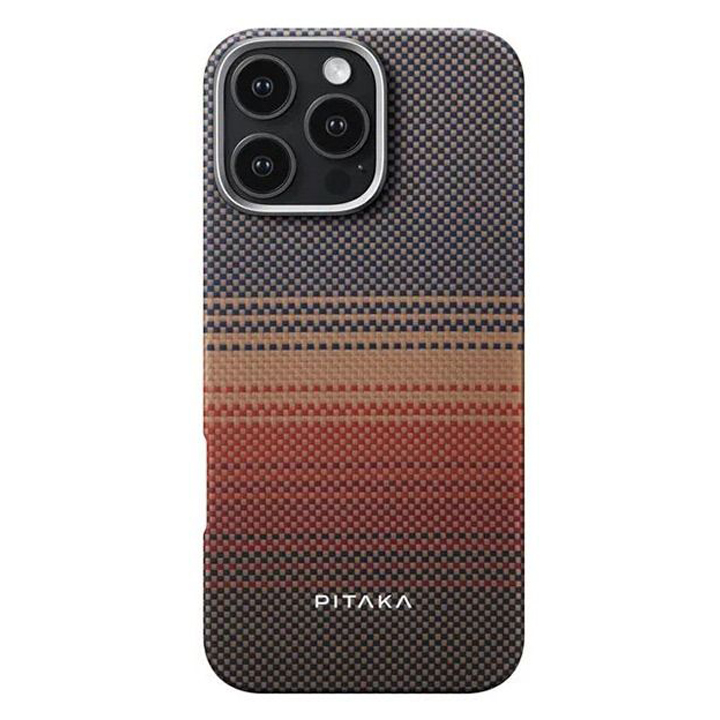 PITAKA Калъф Apple iPhone 16 Pro Max, Tactile Woven, sunset - KI1601SUM