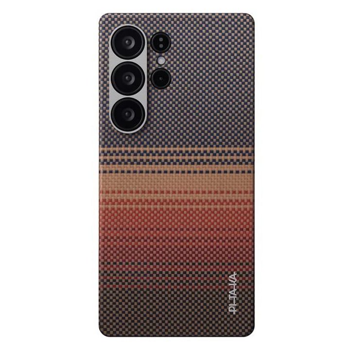 PITAKA Калъф Samsung S25 Ultra, Tactile Woven, sunset - KS2503U