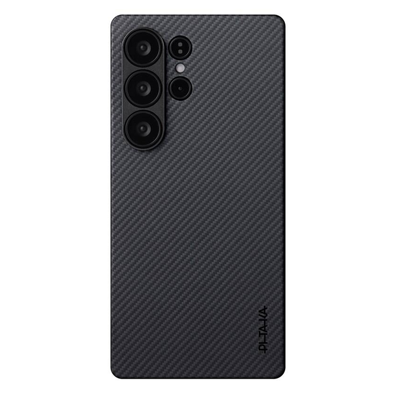 PITAKA Калъф Samsung S25 Ultra, Ultra-Slim, black-grey twill - KS2501U