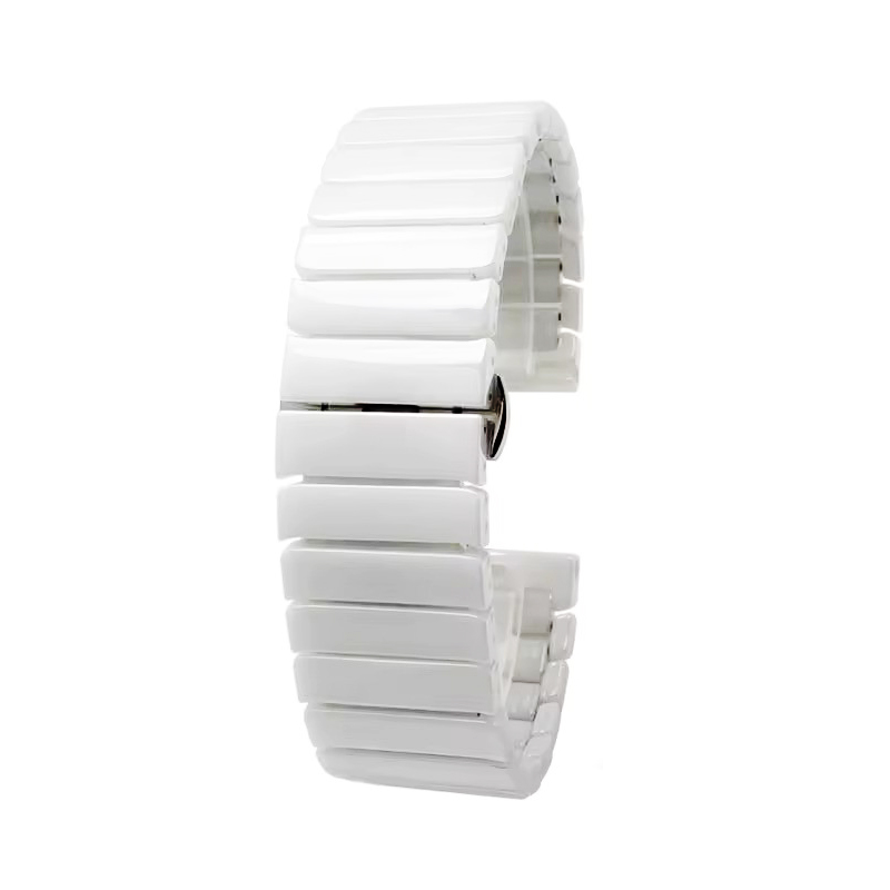 Керамична каишка Ceramic Strap Slim за Smart Watch, 20мм /бяла/