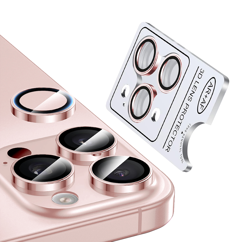 Metal Camera Lens Apple iPhone 15/15 Plus /розови/ NORDIC