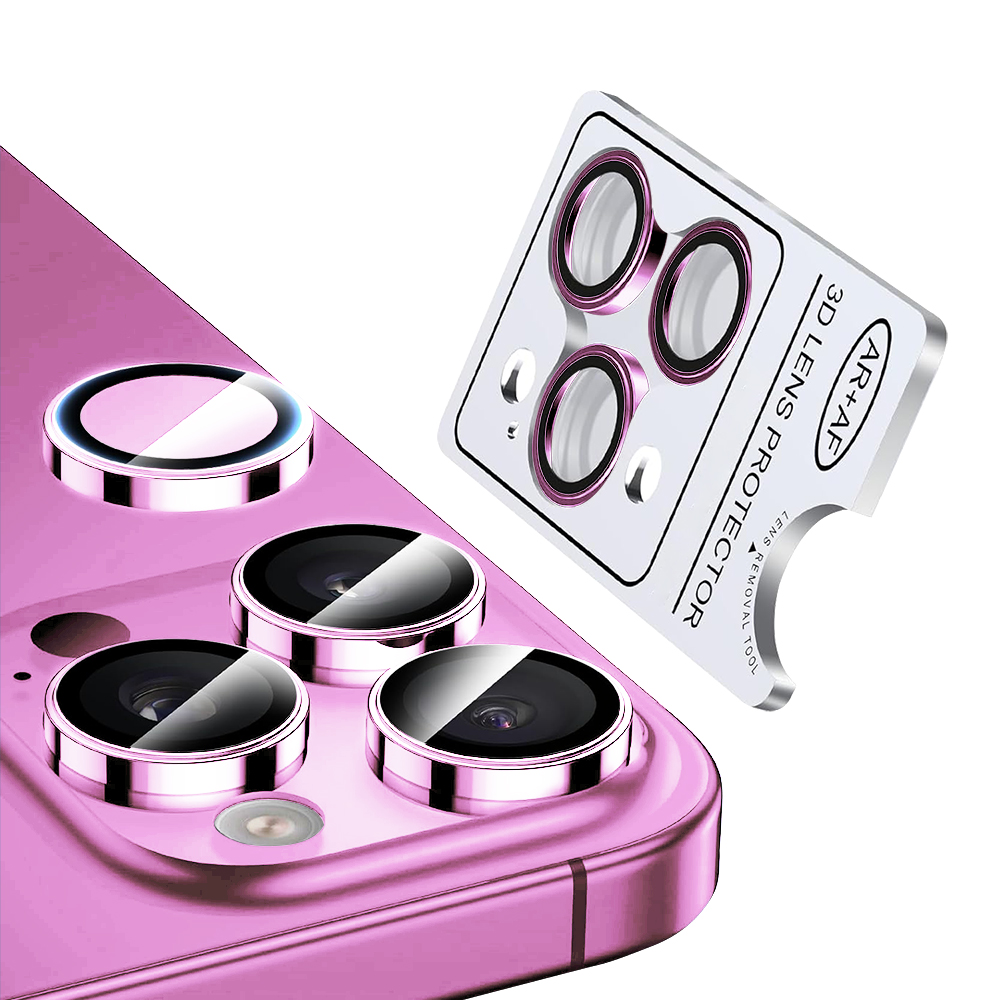 Metal Camera Lens Apple iPhone 16/16 Plus /розови/ NORDIC